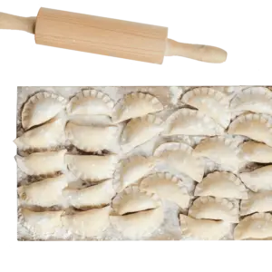 Вареники с брынзой, творогом и шпинатом